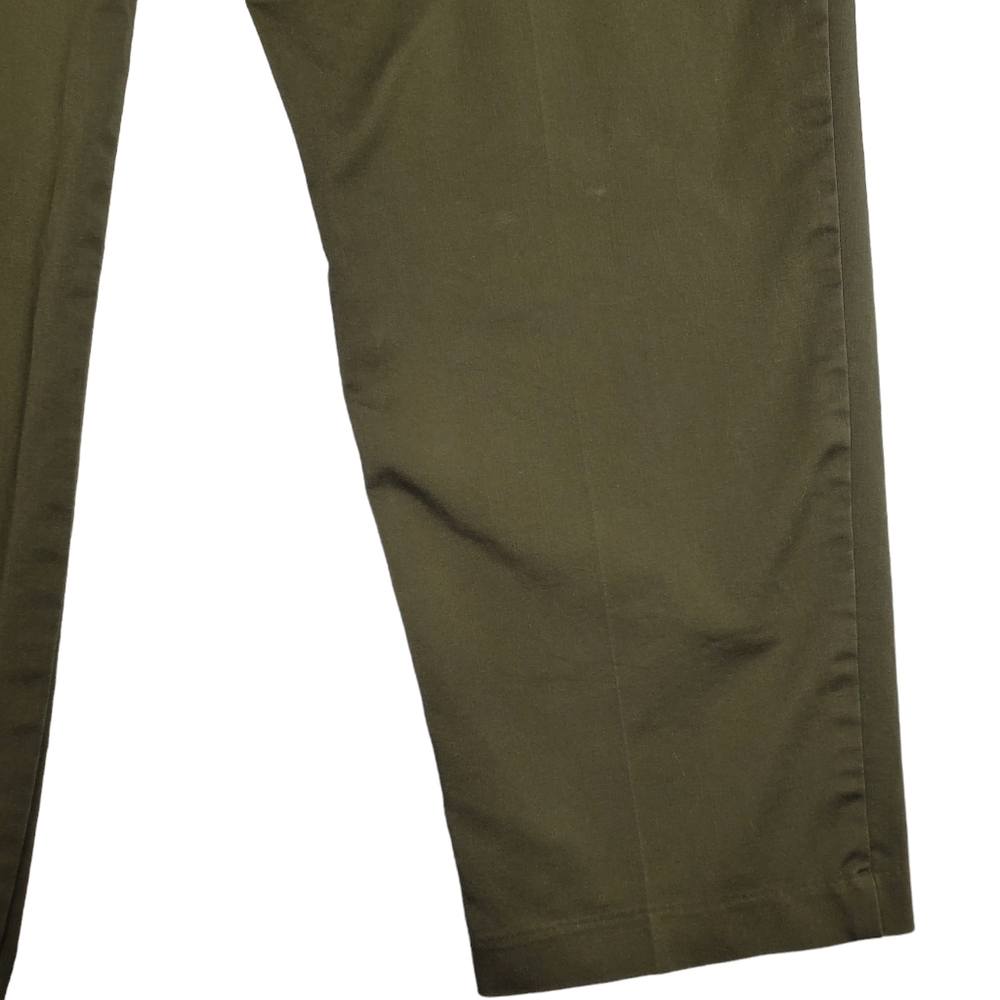 Liz Claiborne Emma Straight Leg Ankle Length  Green Womens Dress Pants Size 12 - Picture 12 of 15